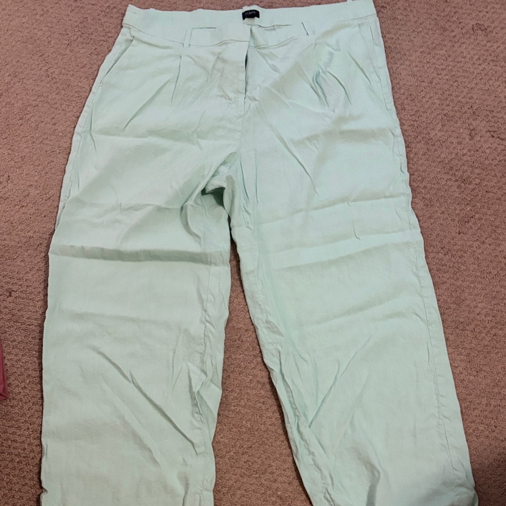 J. Crew Mint Green Pants